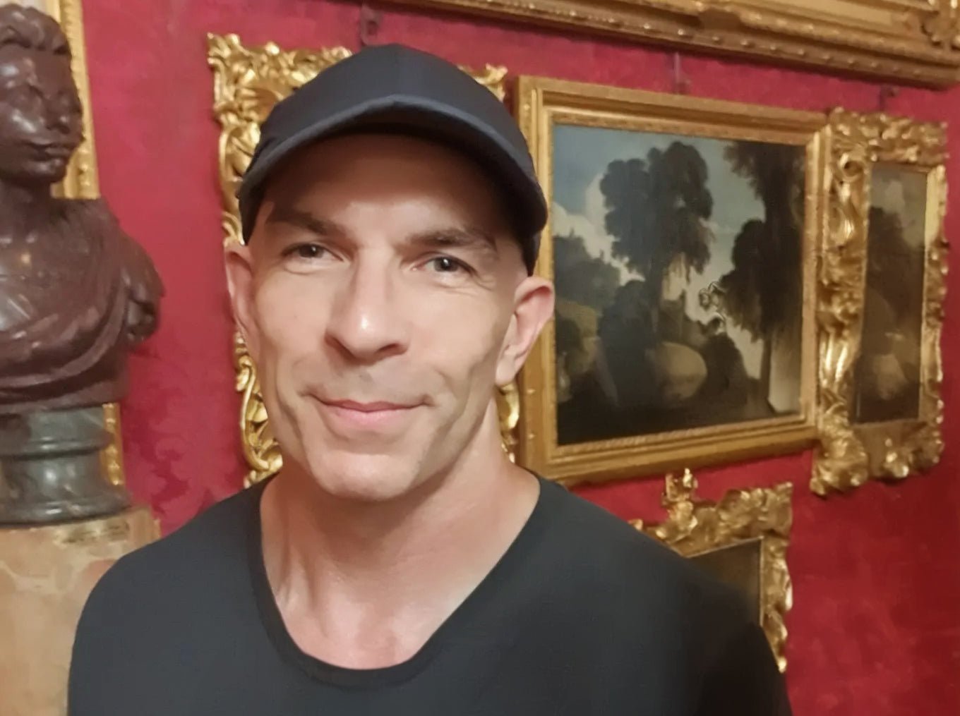 Marcus Callum at Uffizi Gallery in Florence