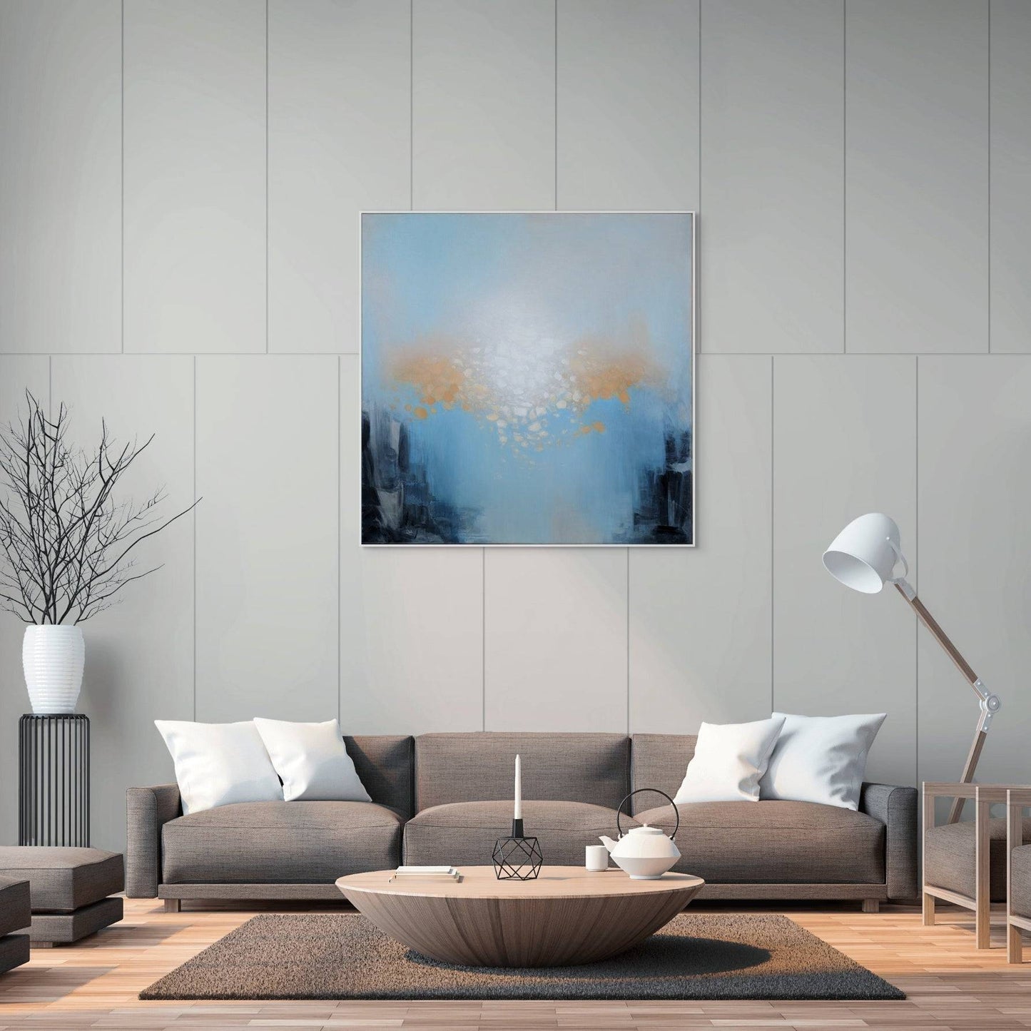 Original abstract painting for sale "Hello Sunshine" Marcus Callum Artist
