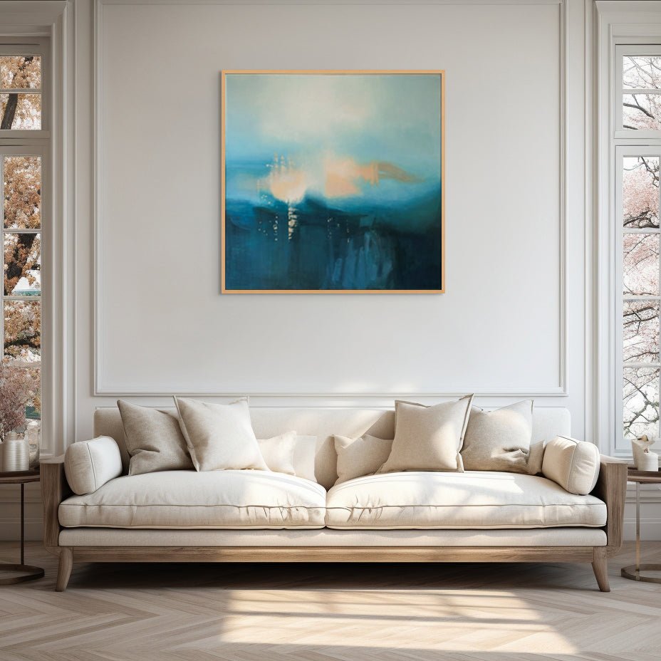 Framed fine art by award winning UK artist Marcus CallumFine Art Print: "Misty Morning"