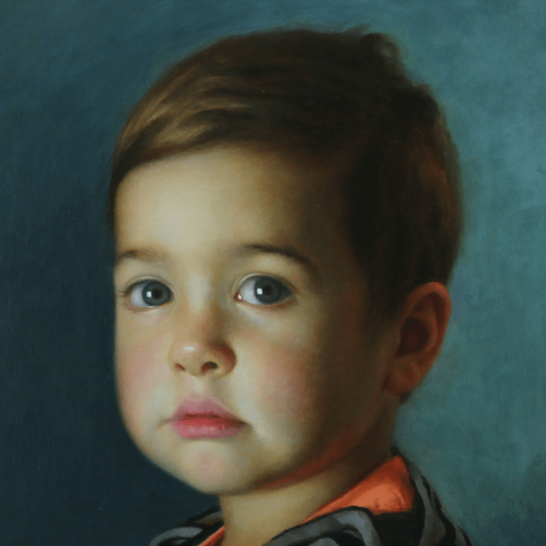 Commission a portrait artist, original oil painting "Bruno" by Marcus Callum Artist