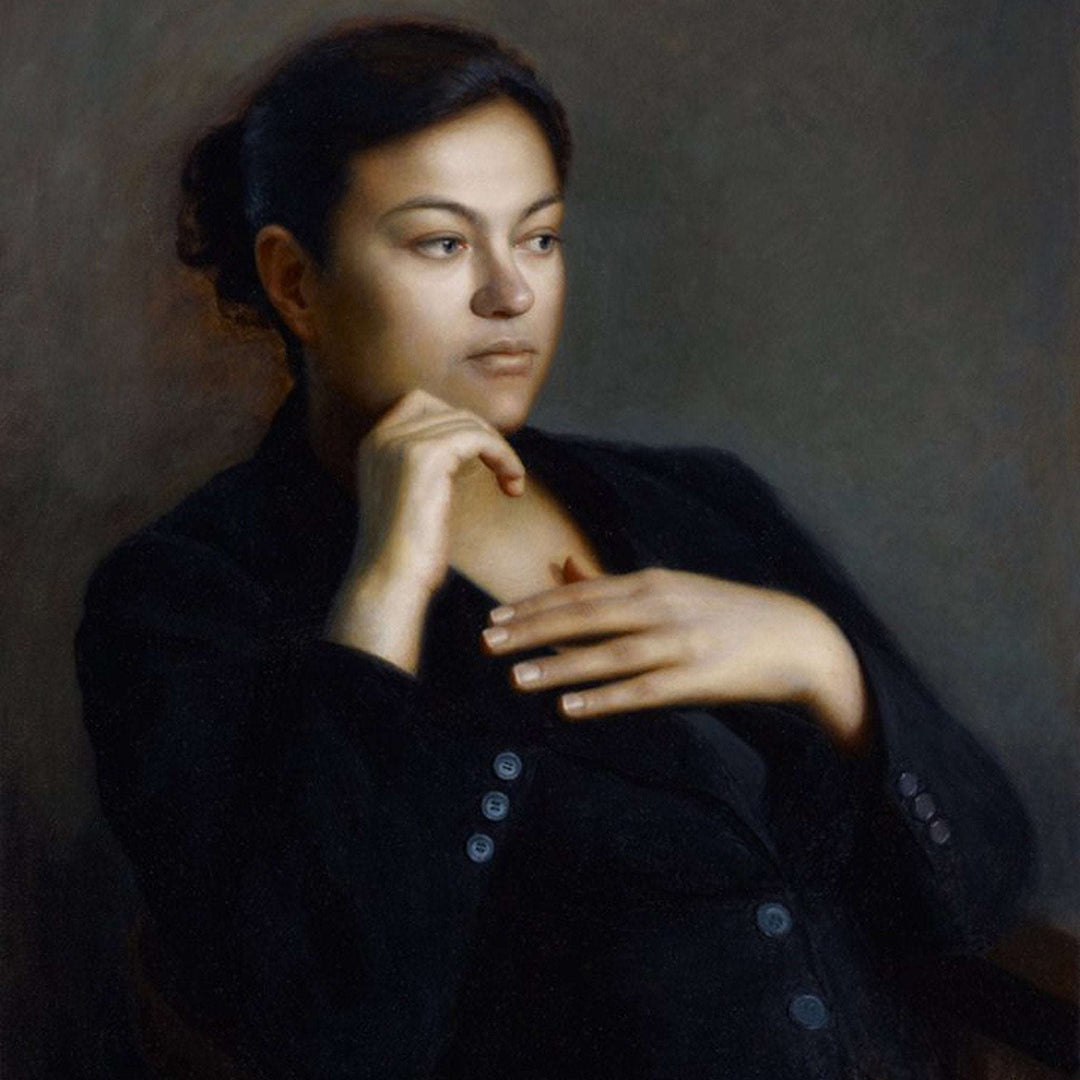 'Seated Woman': Fine Art Portrait Commission – Marcus Callum Artist